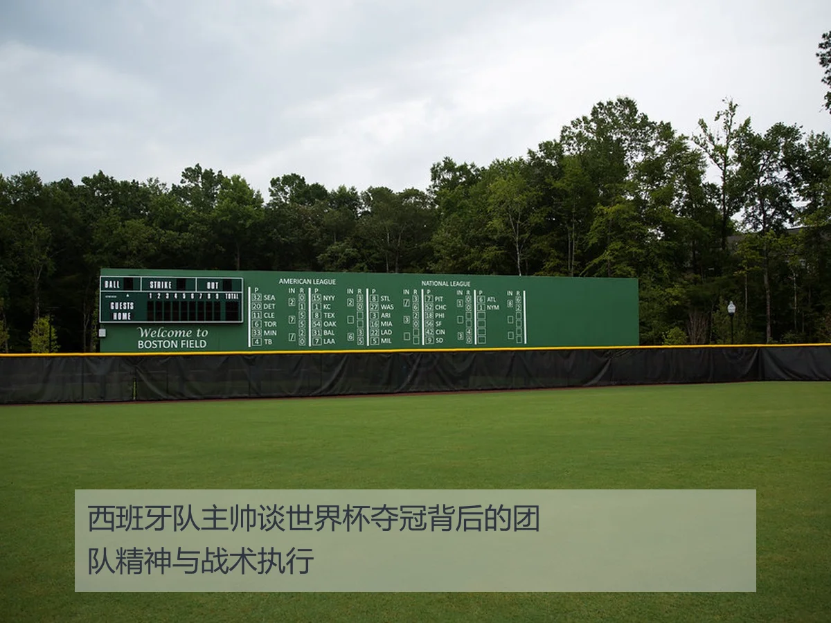 西班牙队主帅谈世界杯夺冠背后的团队精神与战术执行